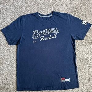 Nike Milwaukee Brewers baseball tee,XL